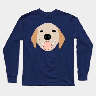 cute smiling golden retriever 2 Long Sleeve T-Shirt